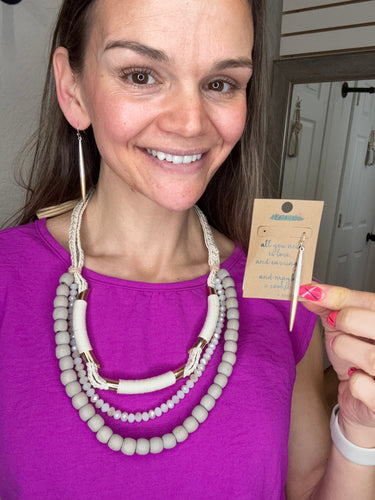 LeeAnn Necklace and Earing Set - CEmeraki