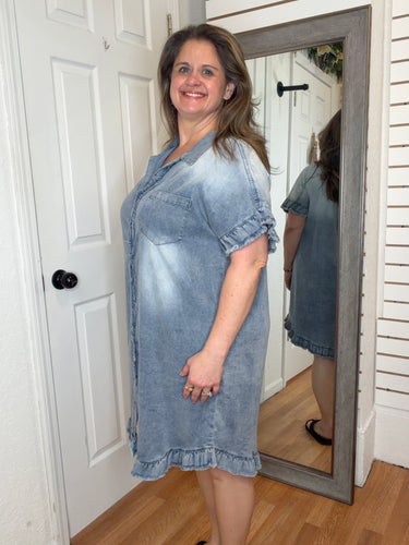 Daryn Denim Dress- Heimish