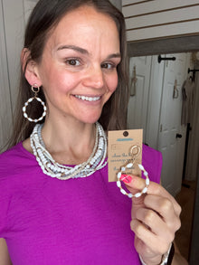 Bea Beaded Necklace and Earing Set- CEmerki