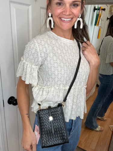 PATTY POUCH PURSE - BLACK -