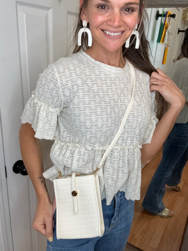 PATTY POUCH PURSE - IVORY