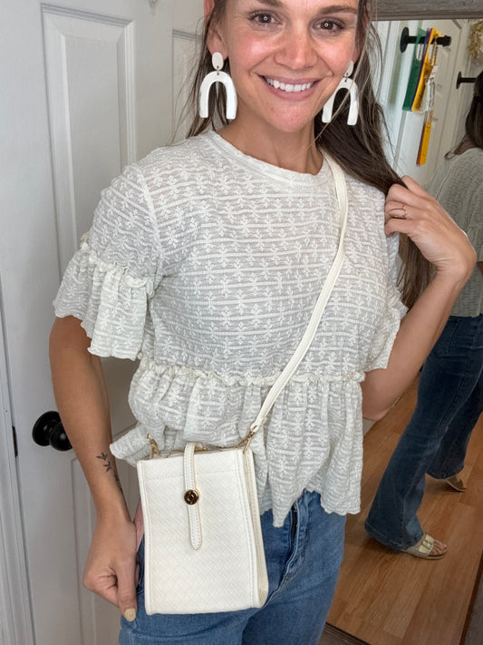PATTY POUCH PURSE - IVORY