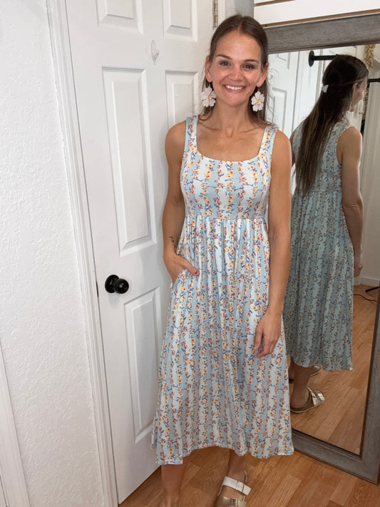 PAISLEY MIDI DRESS - HAPTICS