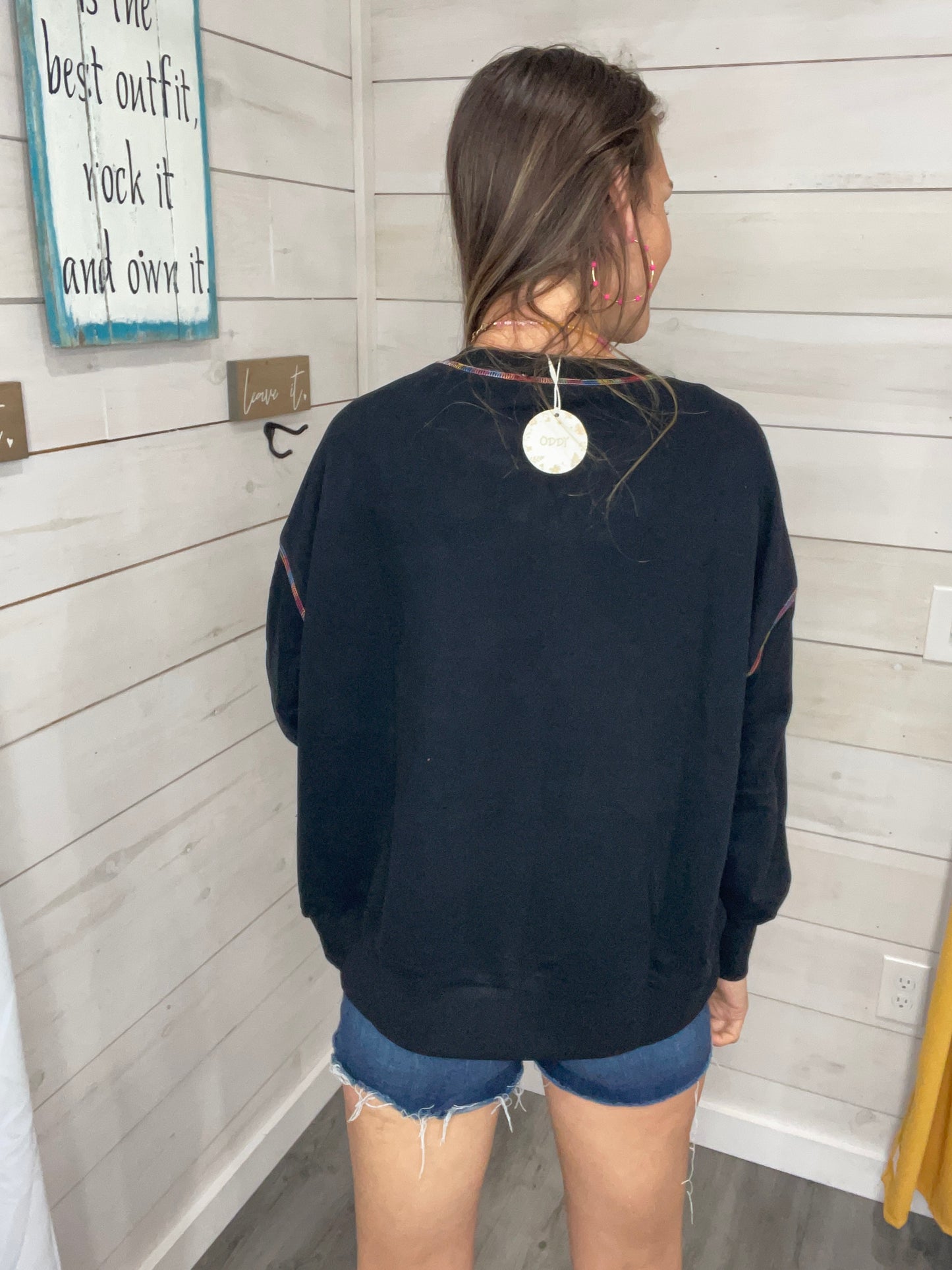 Football Sequin Game Day Sweatshirt