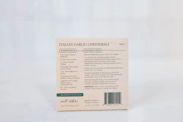 Italian Garlic Cheeseball Cheeseball - Salt Sisters