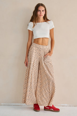 Cheverly Wide Leg Pants Blush - Jade By Jane