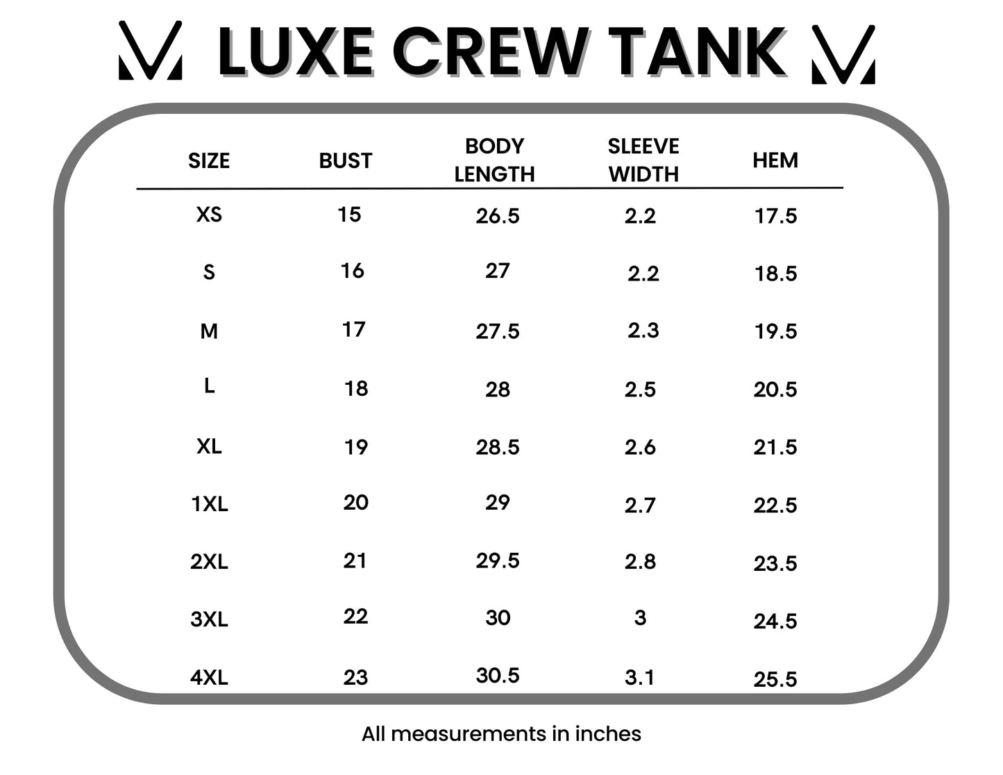 LUXE CREW TANK - LIGHT BLUE -MICHELLE MAE