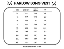 Harlow Long Vest Teal- Michelle Mae