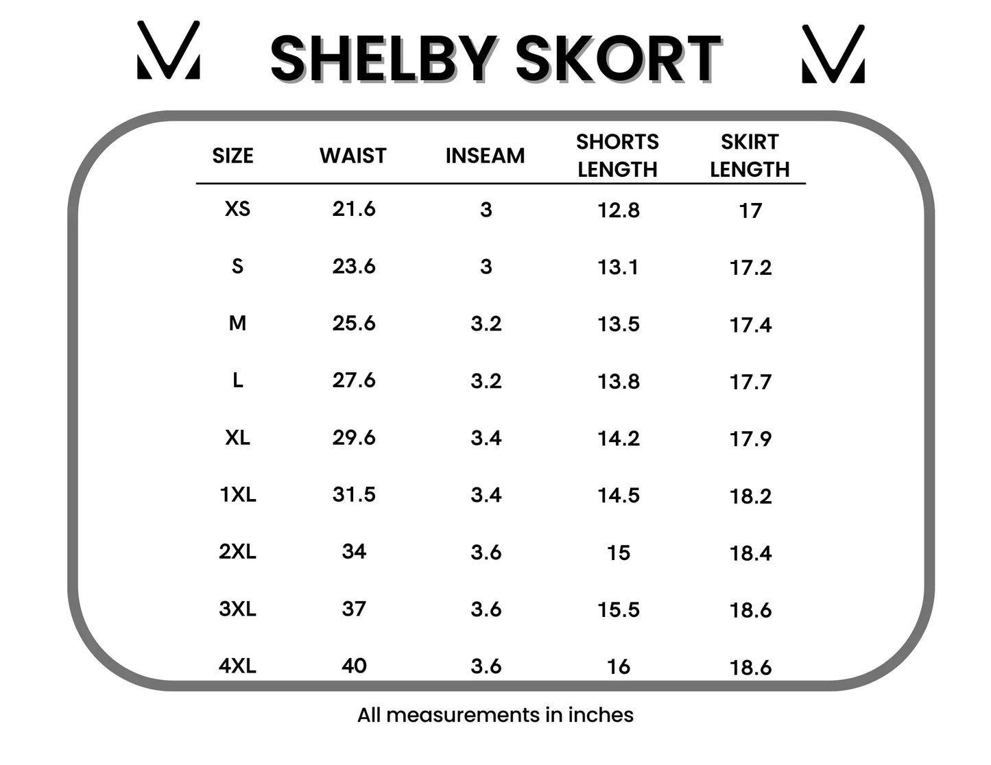 IN STOCK Shelby Skort - Summer Blues