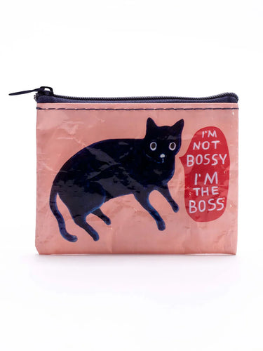 I'm Not Bossy. I'm The Boss Coin Purse Blue Q