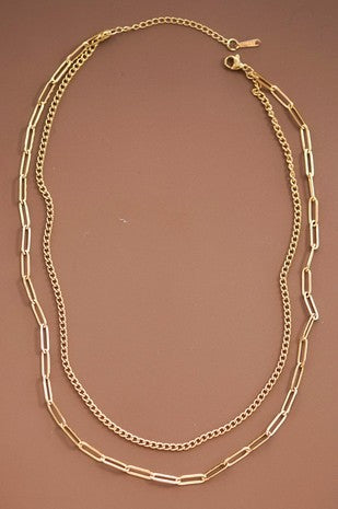 DOUBLE TROUBLE NECKLACE