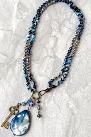 Suki Agate Necklace - Dylan Jewelry
