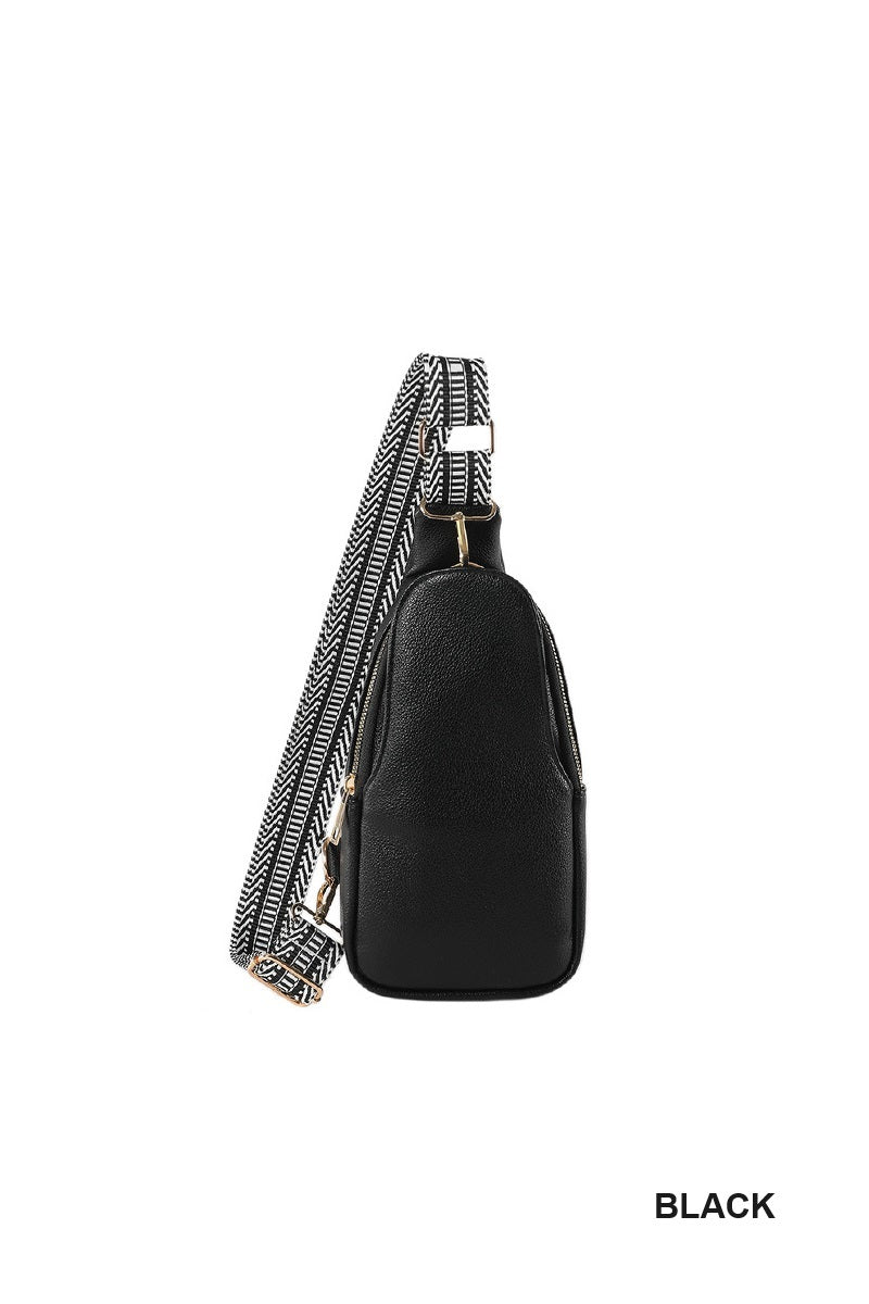SELINA SLING BAG- BLACK