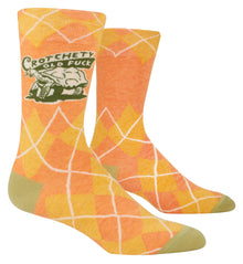 Crotchety Old Fuck Men's Socks- Blue Q