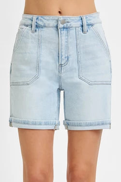 Sassy Denim Shorts- Risen