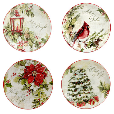 Silent Night Dessert Plate Certified International