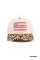 Star Floral American Flag Hat Leopard - Zenana