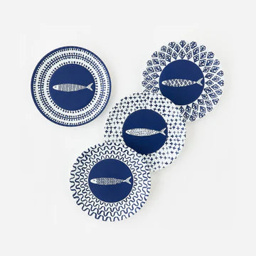 Fish "Paper" Melamine Plate 180 Degrees