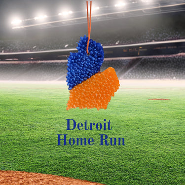 Team Spirit Detroit Home Run - Michigan Mitten Air Freshener