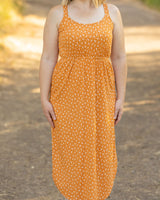 midi pumpkin womans dress