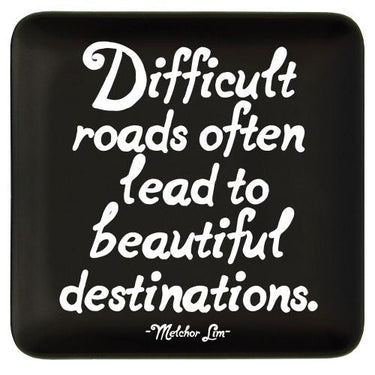 Difficult Roads Dish - Quotable