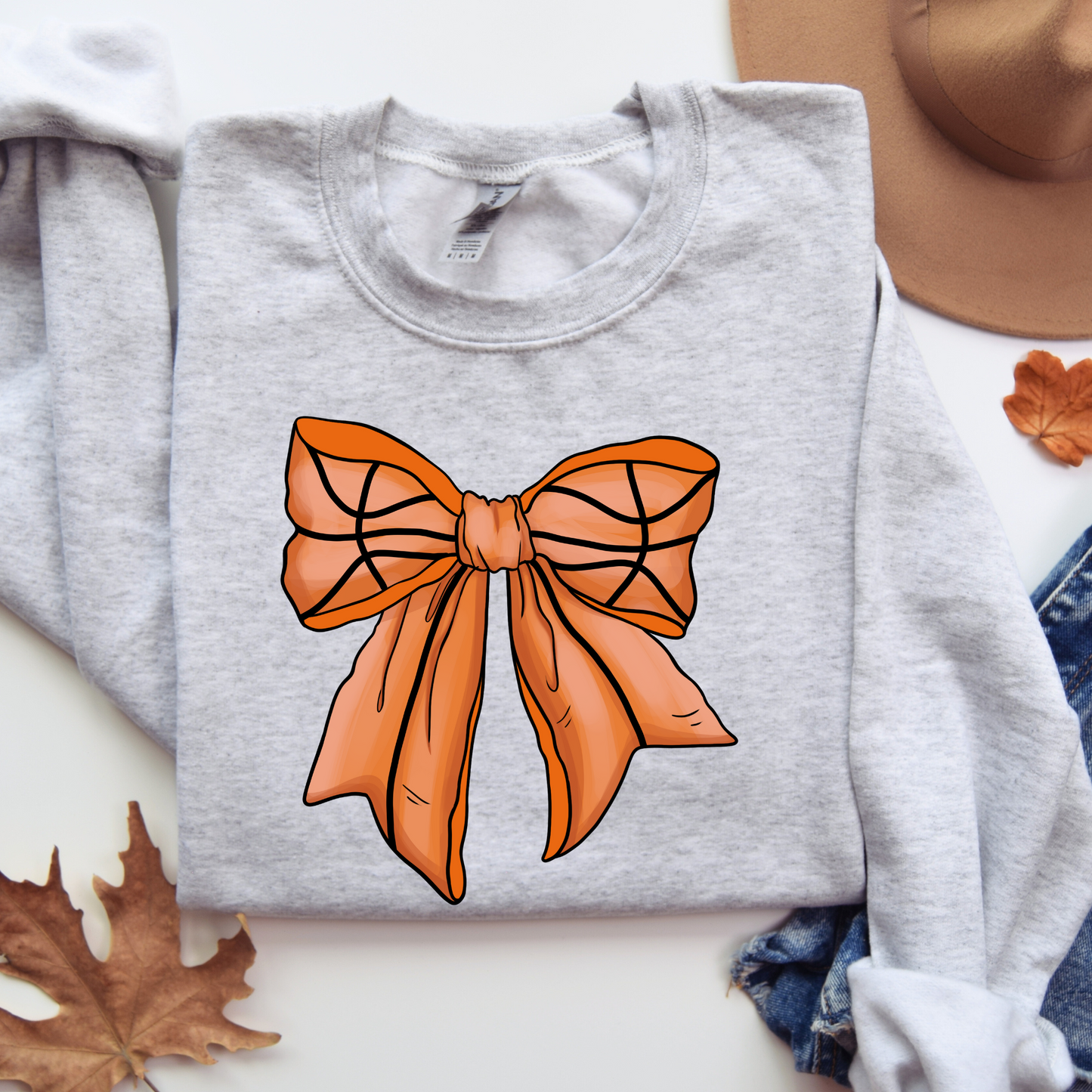 Basketball Bow Sweatshirt