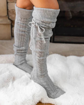 alpine thigh high boot socks