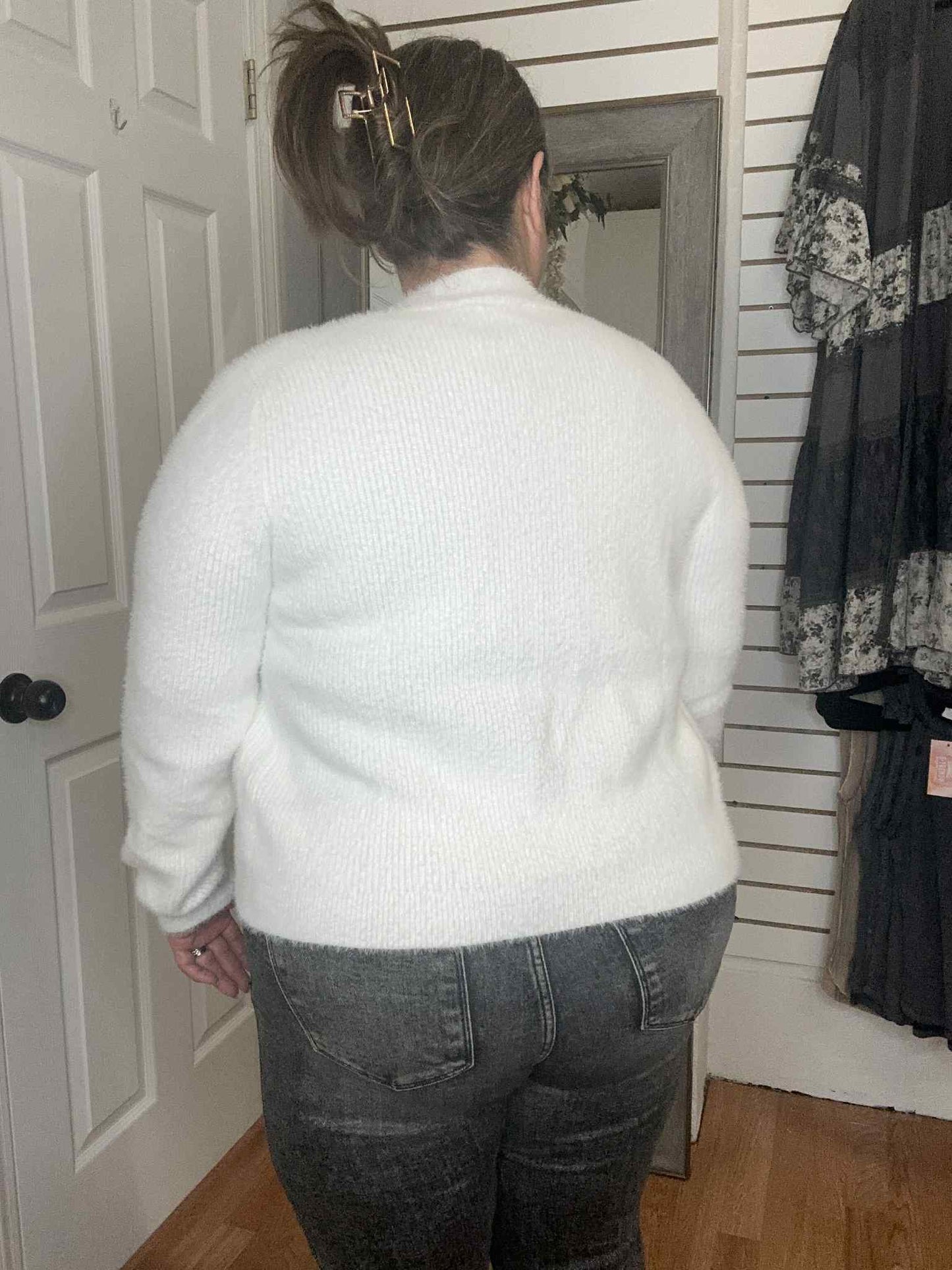 ALLEY CARDIGAN OFF WHITE - COZY