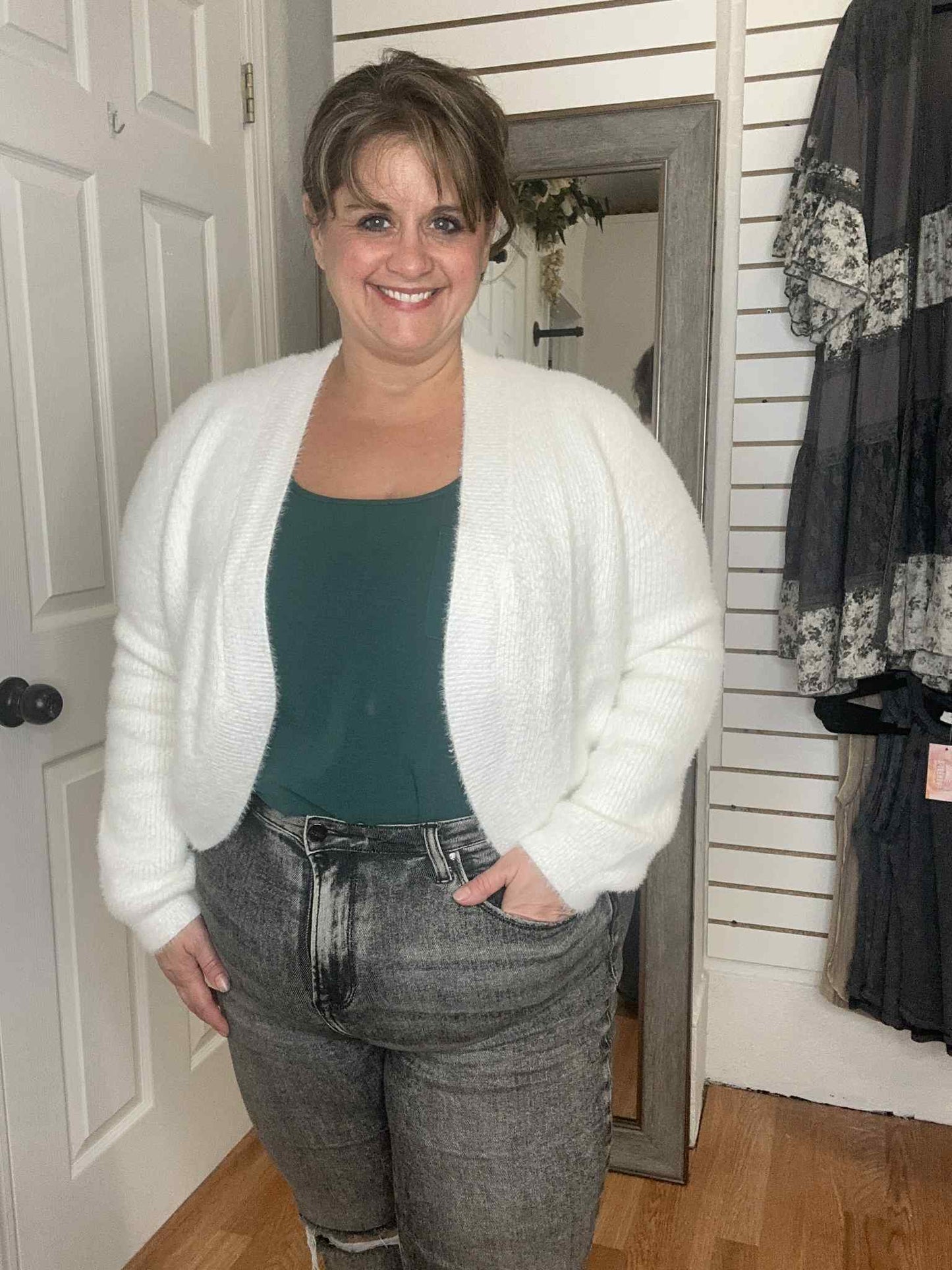 ALLEY CARDIGAN OFF WHITE - COZY