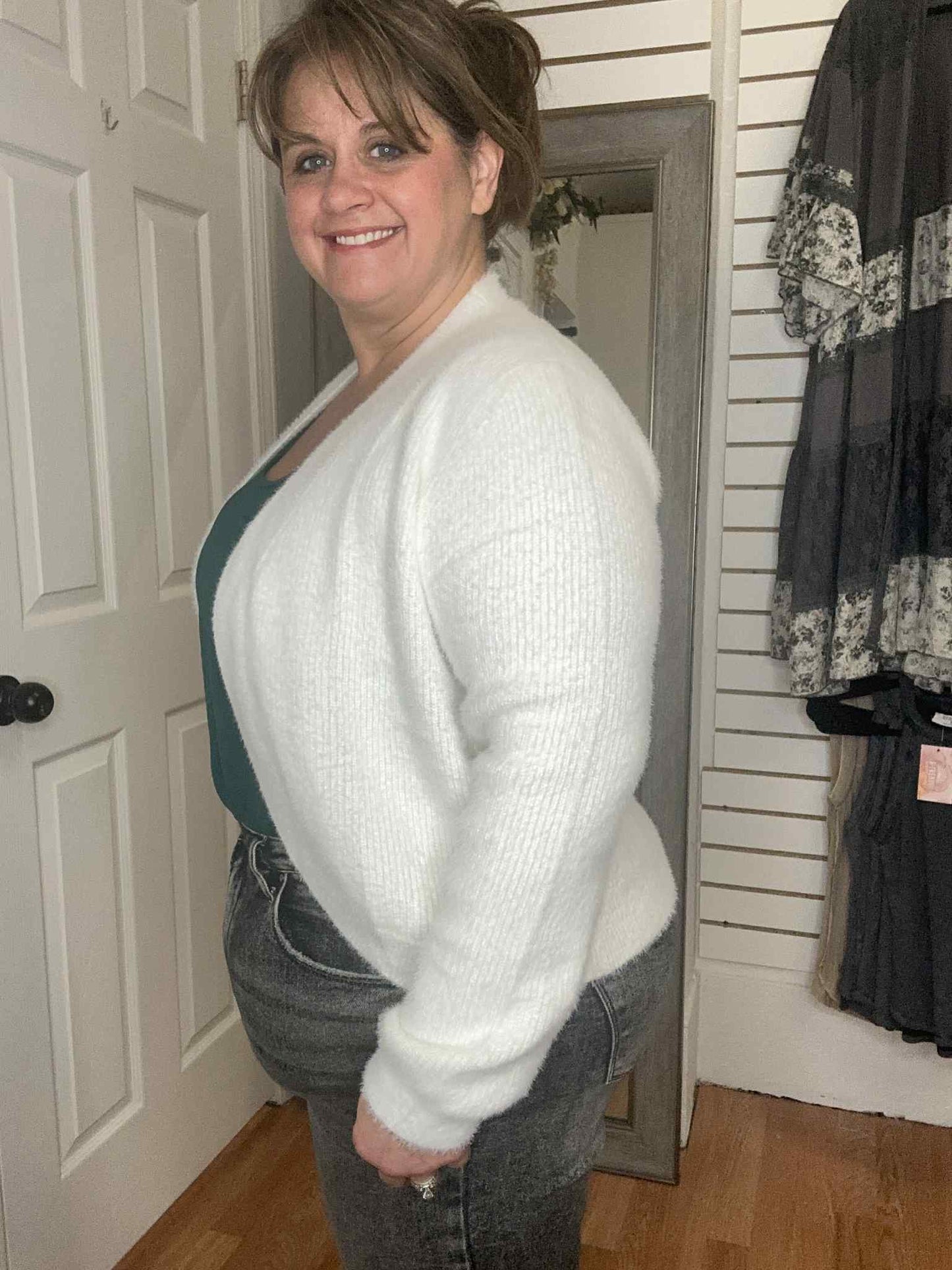ALLEY CARDIGAN OFF WHITE - COZY