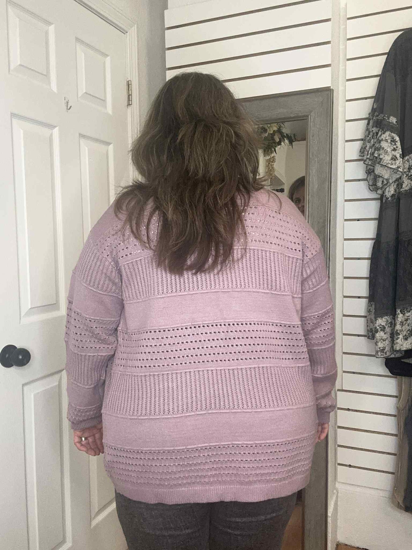 PRISCILLA CARDIGAN DARK LAVENDER - STACCATO