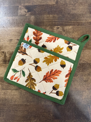 Oak & Acorn Pocket Potholder - Danica