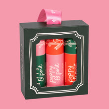 POPPY AND POUT HOLIDAY COLLECTION LIP BALMS, LIP SCRUBS & LIP MASKS