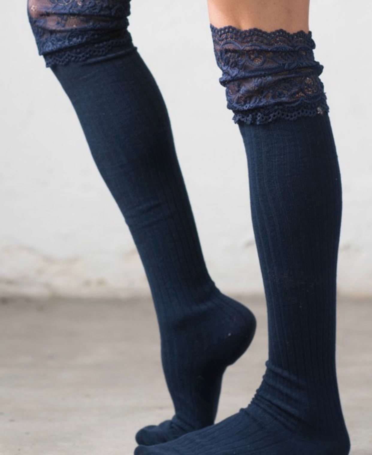 Lace Top Boot Socks
